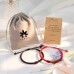 POWWA Pärchen Armband für Damen Herren Kabbala Schutz Rot Armband Glück Amulett Freundschaft Passende Armbänder für Paar Beste Freundin Freundschaft Bff-P-S001